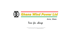 Desktop Screenshot of ghanawindpower.com