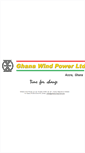 Mobile Screenshot of ghanawindpower.com